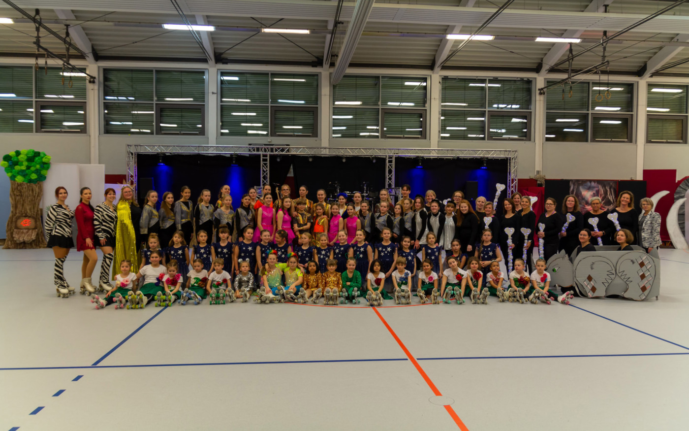 Afrikanische Savanne im Sportzentrum Süd: Freude an Bewegung begeistert mit 