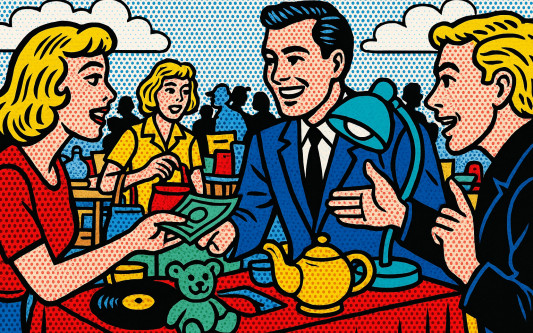 Bringt Menschen aus dem Randbezirk ins Mittendrin: Unser Kolumnist Malte Schönfeld hat sich Gifhorner Flohmärkte genauer angeschaut