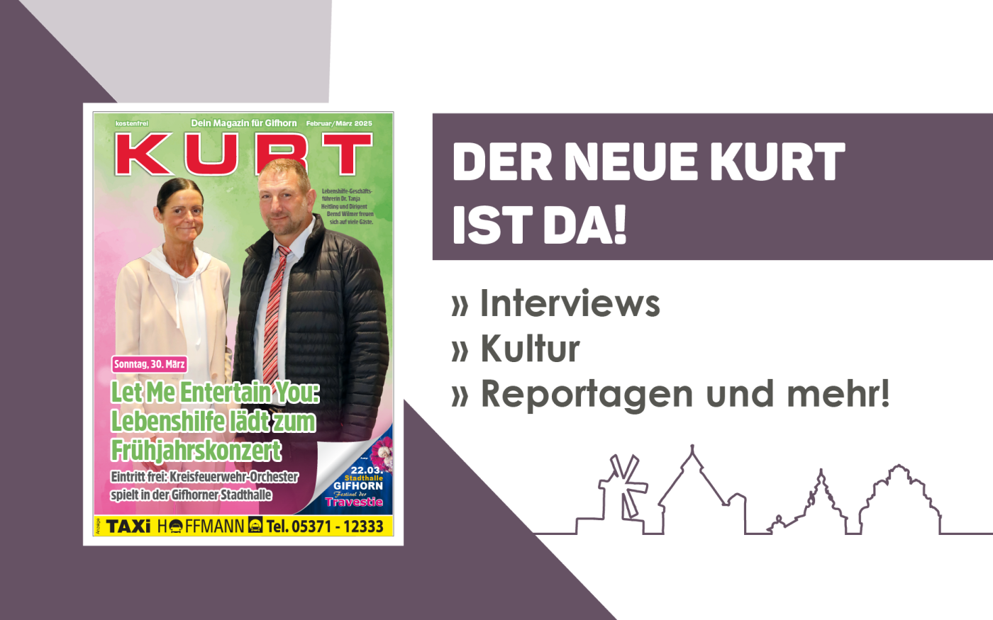 Bundestagswahl, Kunst-Ausstellungen, Orchester-Musik – Der neue KURT strotzt nur so vor Vielfalt