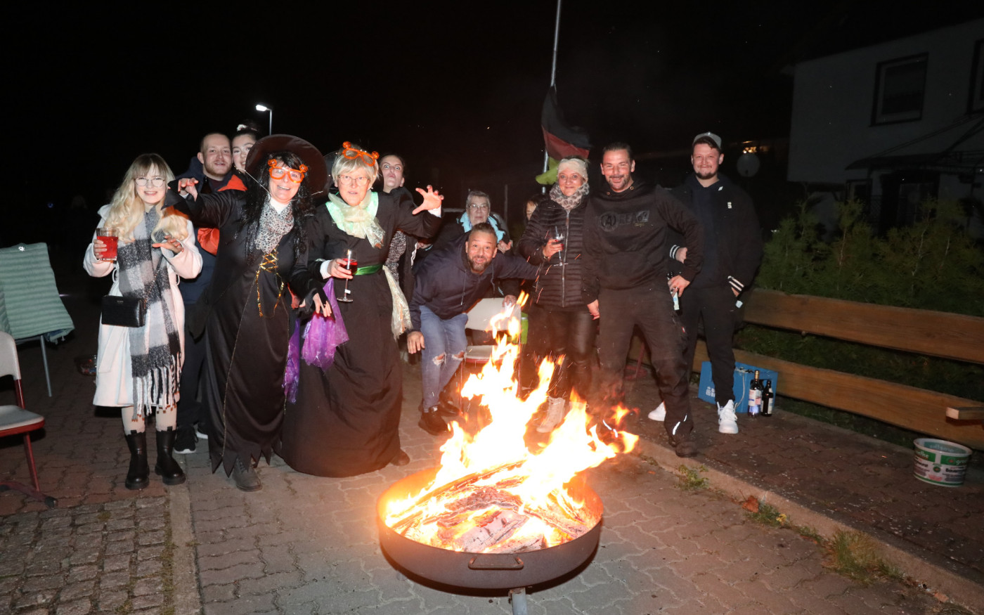 Horror im Siedlerweg: Beim Halloween-Rundgang der Familie Hoffmann spukt es gewaltig