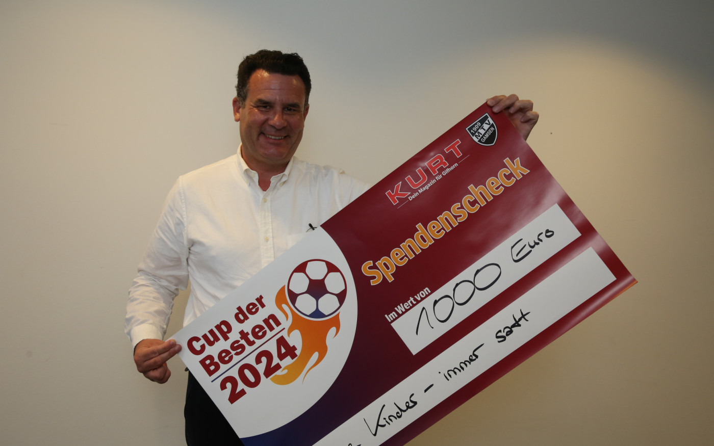 Kinderarmut den Kampf ansagen: Der Gifhorner Kinderfonds freut sich über eine 1000-Euro-Spende nach dem Cup der Besten