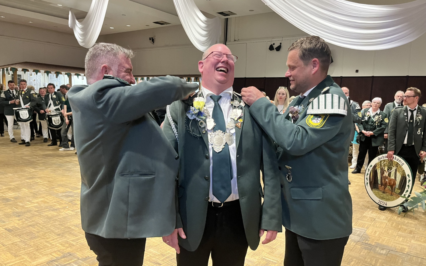 König Michael Große hat keine Sekunde je bereut: Die Schützengesellschaft Wesendorf lädt ab 29. Mai zum tagelangen Tanz