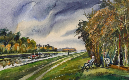 Licht, Farben und Heimat ergeben Landschaftsliebe: Das Historische Museum Schloss Gifhorn zeigt Werkschau von Horst Louis Weber