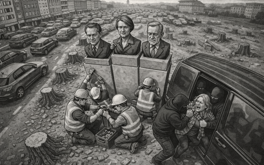 Machtübernahme der Rechtsextremen: Kolumnist Malte Schönfeld albträumt von Schlägertrupps und fußballfeldgroßen Deutschlandfahnen