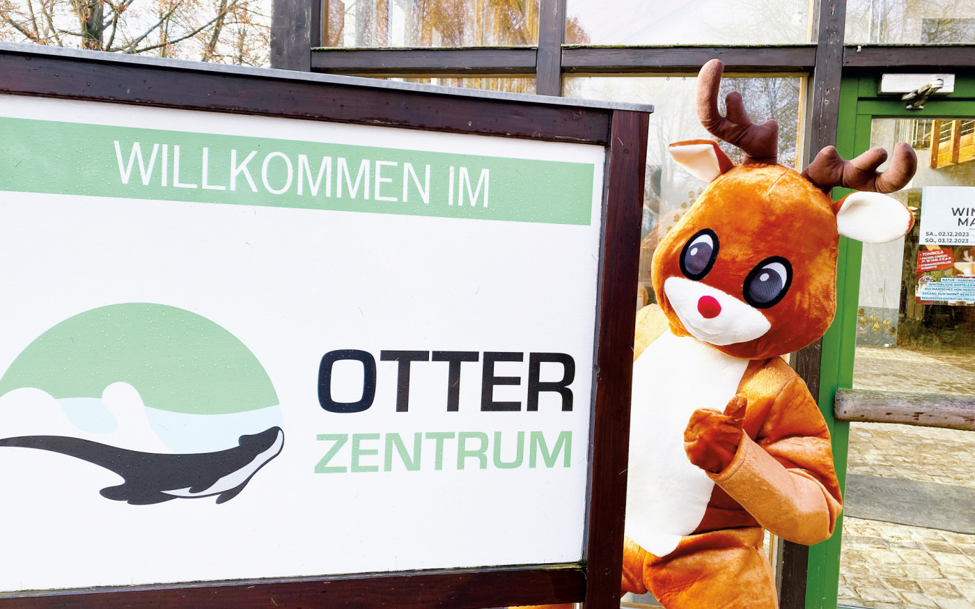 Winterlicher Saisonabschluss im Hankensbütteler Otter-Zentrum