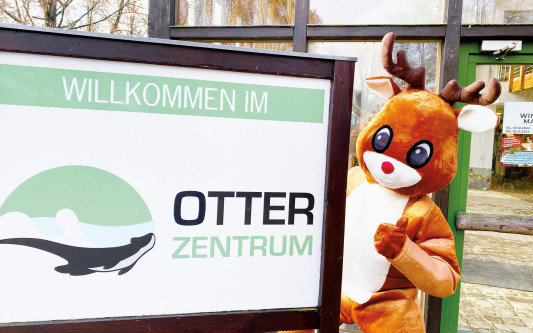 Winterlicher Saisonabschluss im Hankensbütteler Otter-Zentrum